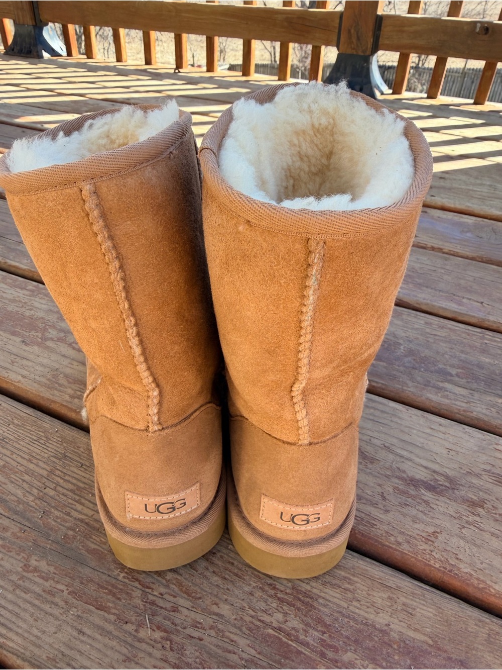 UGG Womens Chestnut Suede Boots